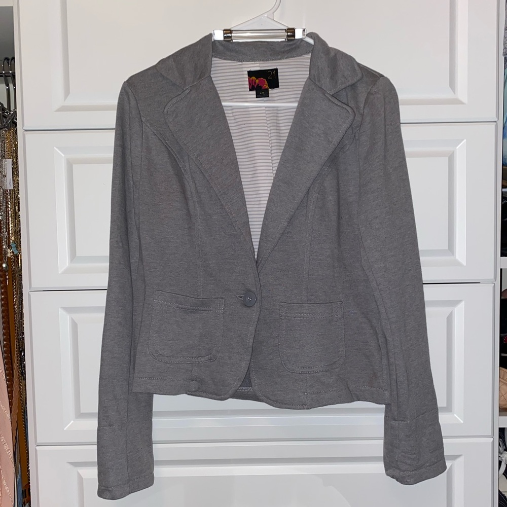 Gray Comfortable Blazer - image 1